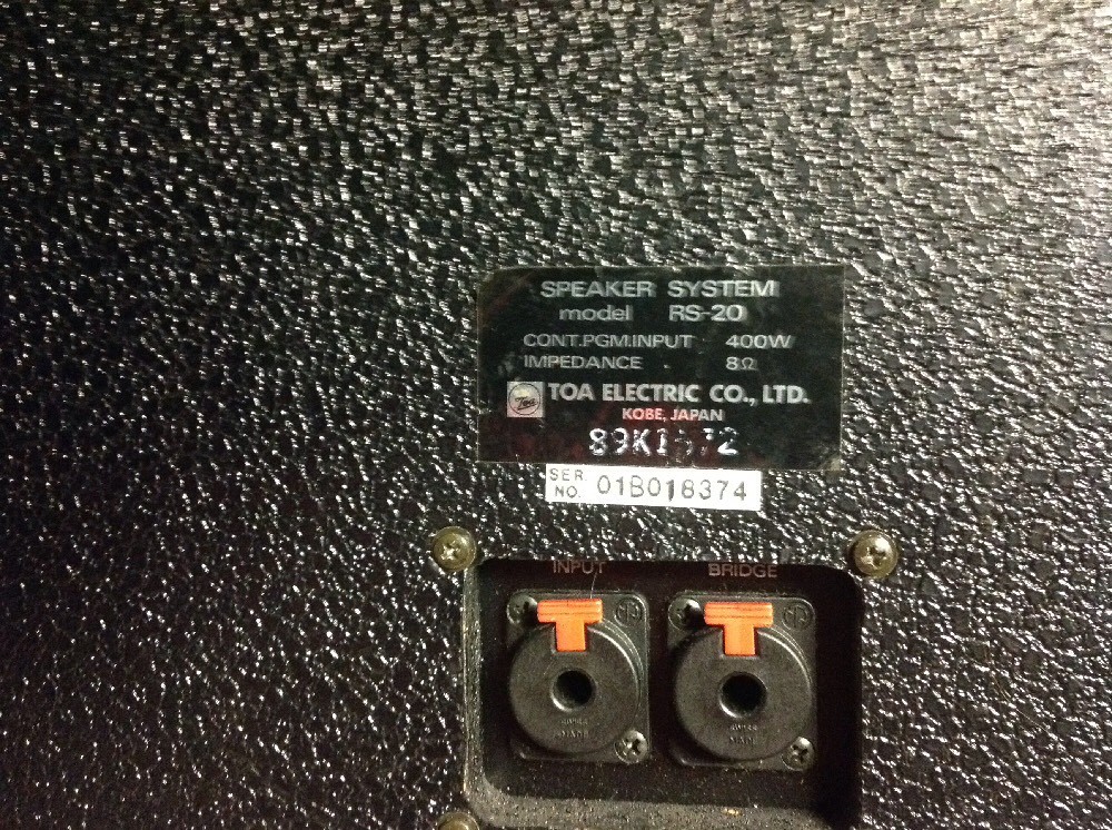 TOA Speaker System Stage Monitor RS20 eBay