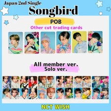 NCT WISH Songbird JAPAN 2nd SINGLE Phoro card Standard ALL Member Solo PC