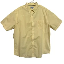 Croft & Barrow Shirt Mens Size XL Plaid Lightweight Casual Preppy