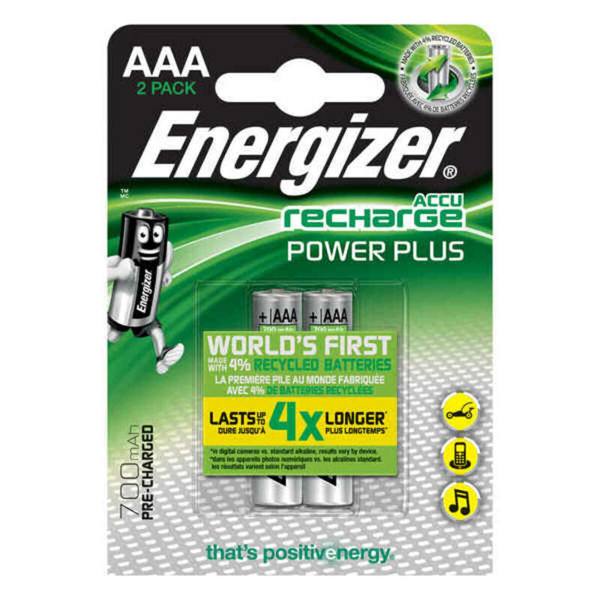 Akkus Energizer E300626500 Aaa Hr03 [12 Stück]