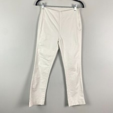 Lilly Pulitzer Ocean Cay High Rise Crop Flare Pants Resort White Size 2