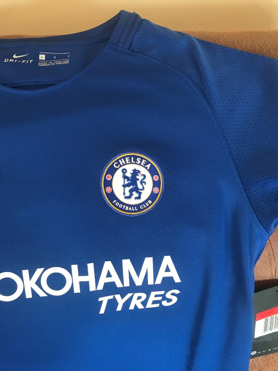 Nike Chelsea Fc Blue 2017 Soccer Jersey NWT Size L Youth | eBay