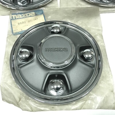 MAZDA 323 GL Hub Caps Wheel Cover Center Caps Genuine Parts NOS