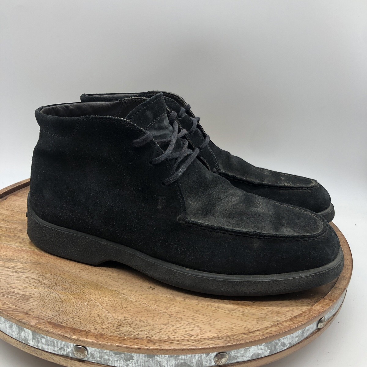 Tod”s suede desert boot chukka black size 9.5. Very good condition Tod main image 4