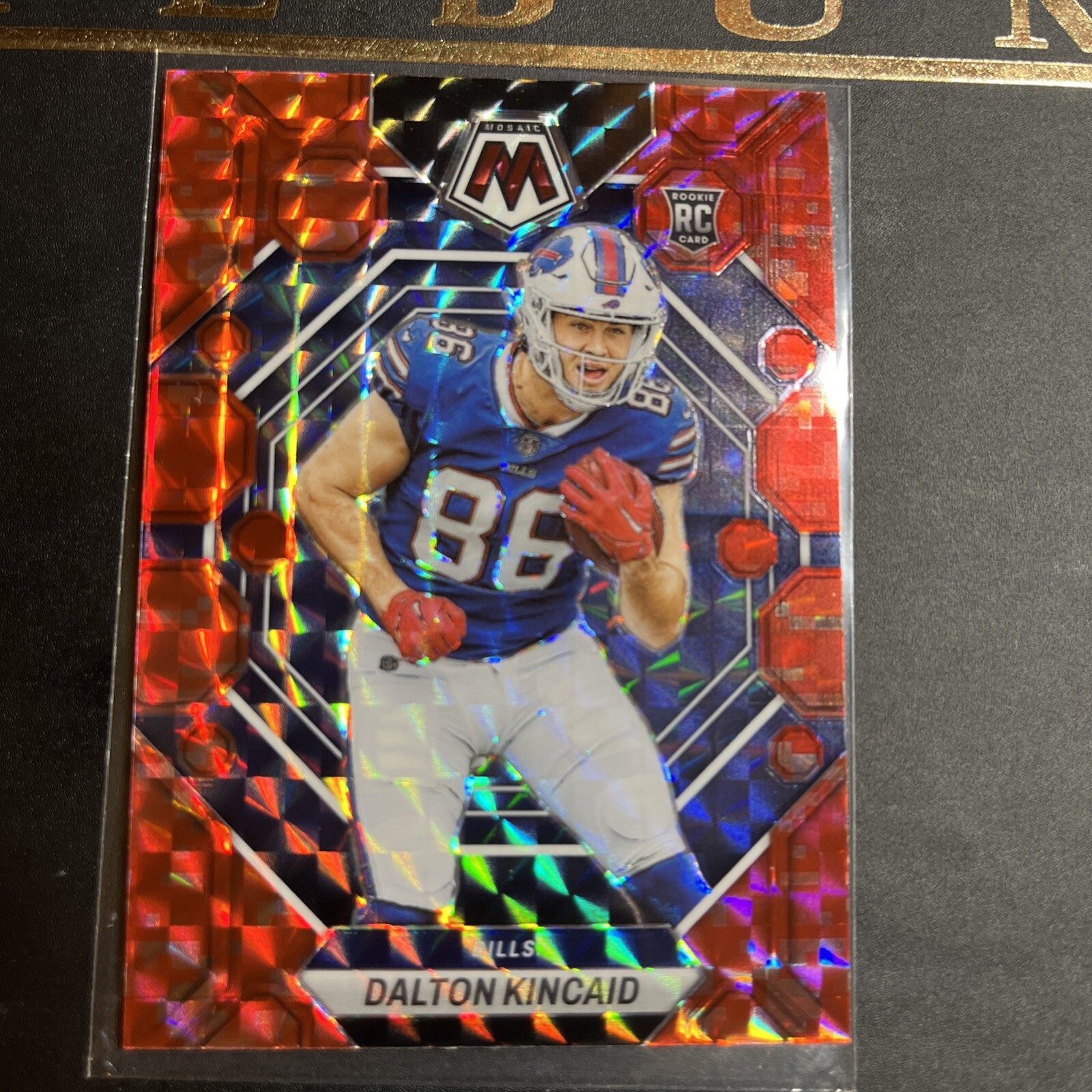 2023 Mosaic Dalton Kincaid Red RC #305 Bills