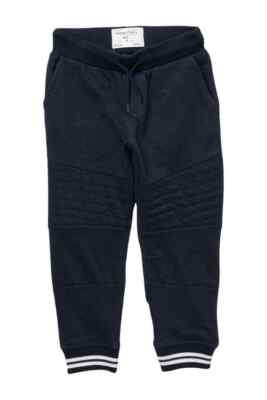 Sovereign Code Big Boys Movement Stripe Cuff Joggers in Navy Marl Size M (10-12)