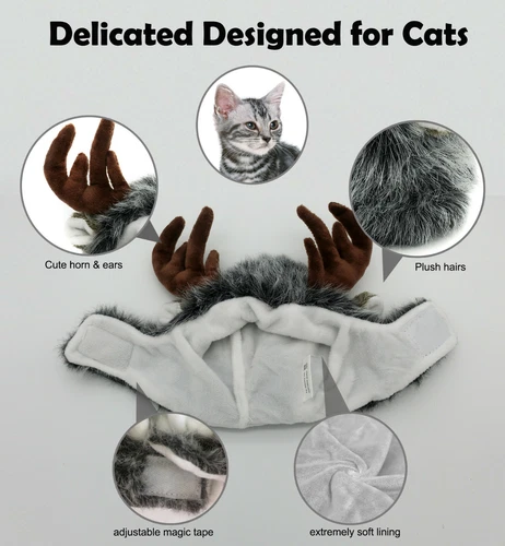 Lion Mane for Cats Funny Halloween Costume for Cats Snoods for Cats - Bild 14 von 42