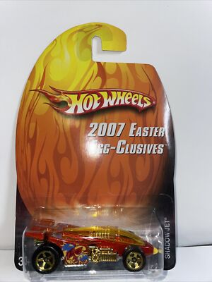 Hot Wheels 2007 EASTER EGG-CLUSIVES SHADOW JET BRAND NEW SUPER RARE 1:64