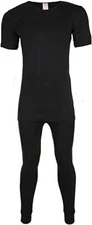 MEN THERMAL LEGGING LONG JOHNS BASE LAYER TROUSER AND WARM THERMAL VEST SET