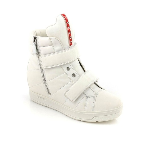 prada wedge sneakers