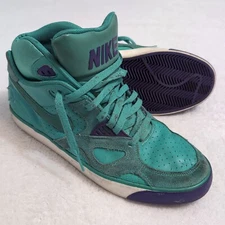 NIKE AUTO TRAINER 407935-300 GREEN PURPLE WHITE MENS 11 2010 RELEASE CONCORD