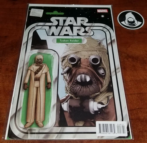 Star Wars (2015) #8, Action Figure variant cover (Tusken Raider), Marvel comic