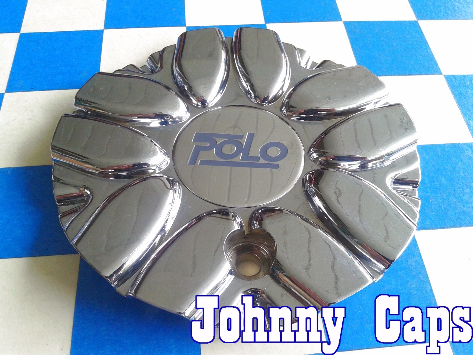 POLO Wheels [79] Chrome Center Caps # N/A Custom Wheel Center Cap (1)