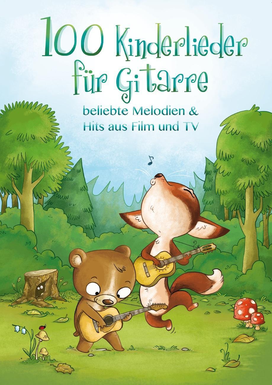 Thumbnail - 100 Kinderlieder Für Gitarre - Beliebte Melodien & Hits Aus Film Und