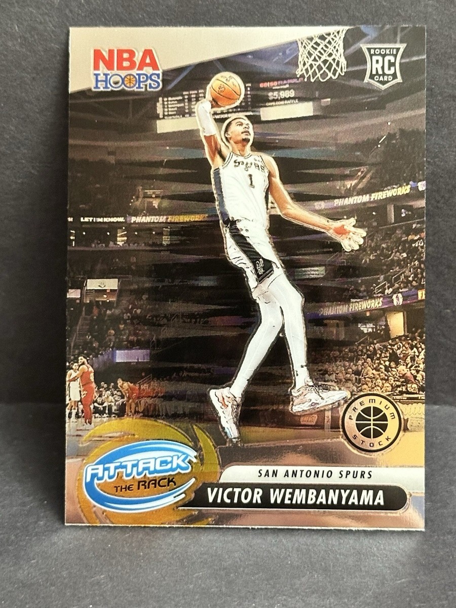 Victor Wembanyama 2023-24 Hoops Premium Stock NBA Attack The Rack