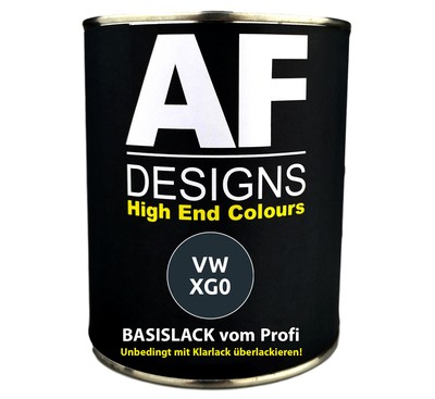 1L Autolack für VW XG0 Atlantis Blue Pearl Spritzfertig