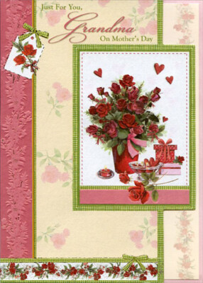 Die Cut Overlapping Frames: Grandma - Designer Greetings Mother's Day Card