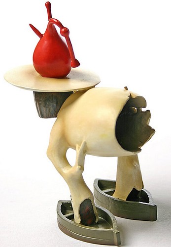 Hieronymus Bosch Tree Man Garden Of Earthly Delights Resin Sculpture 5" - Picture 2 of 3