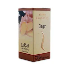 Lasa Aromatics natural Essential Perfume Oil Ginger Long Lasting Fragrance 10ml