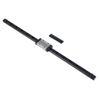 CNCYEAH Disco guida lineare 1 pezzo da 550 mm MGN12H Mini disco guida lineare con blocco serratura in acciaio inossidabile MGN12H per macchina per incisione fai-da-te CNC XYZ (disco + MGN12 tipo