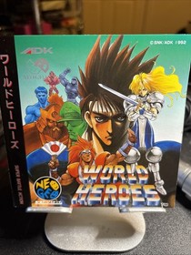 Neo Geo CD WORLD HEROES Japan Game And Manual Only, Please Read Description