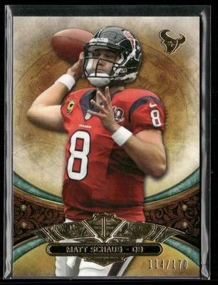2013 Topps Triple Threads #40 Matt Schaub Emerald #/170