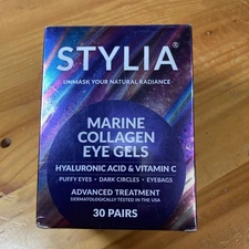 Stylia Marine Collagen Eye Gels Hyaluronic Acid Vitamin C 30 Pair