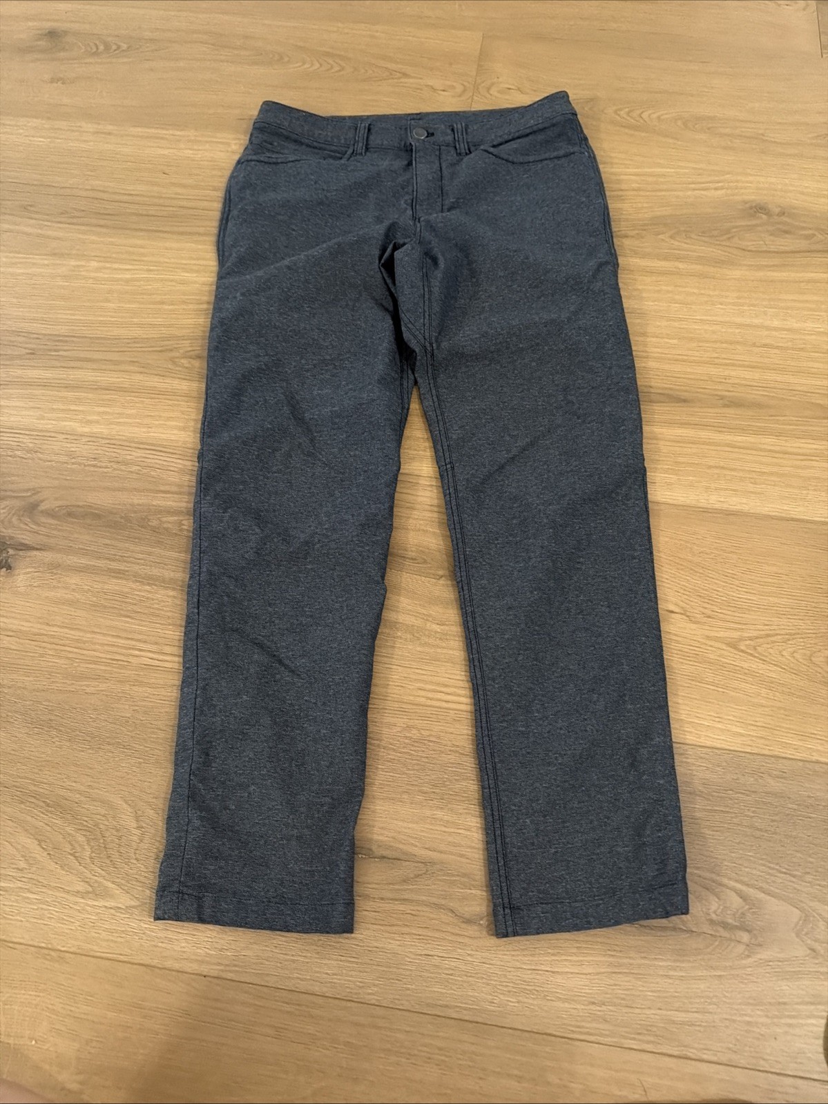 Lululemon ABC Pant Slim *Tech Canvas Heathered Deep Navy Men’s 31x29 M5609S