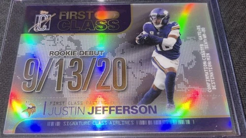 2025 Topps Signature Justin Jefferson Base (RAW)