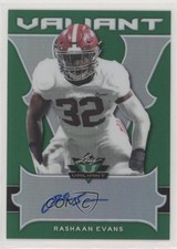 2018 Leaf Valiant Green 54/60 Rashaan Evans #BA-RE1 Auto a8r
