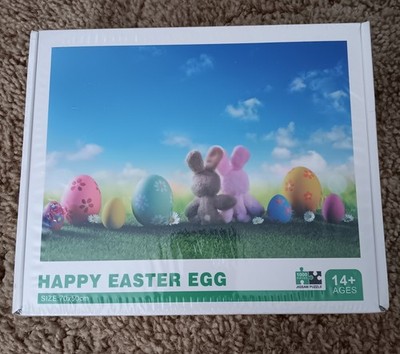 Happy Easter Egg 1000-Piece Jigsaw Puzzle New Sealed (70x50cm)