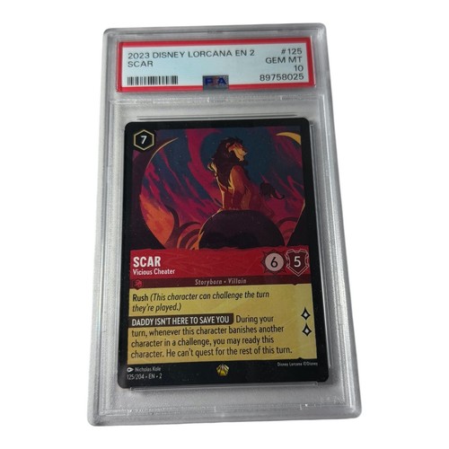 Scar - Vicious Cheater graded PSA 10 for sale on eBay