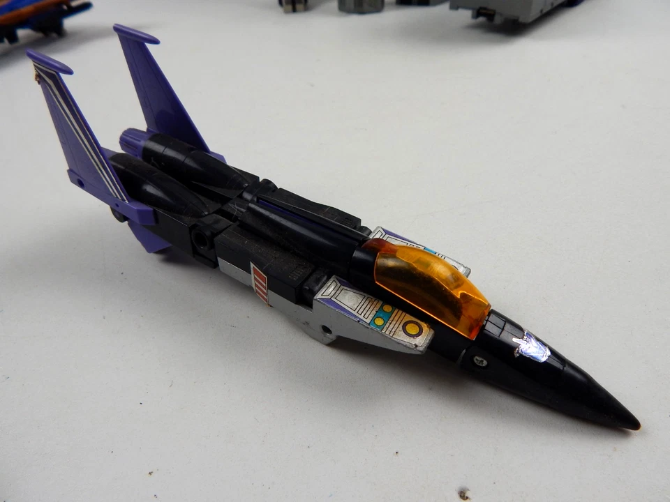 Vintage G1 Transformers Lot Optimus Prime Dirge Skywarp Shockwave Galvatron ASIS - Image 4 of 4