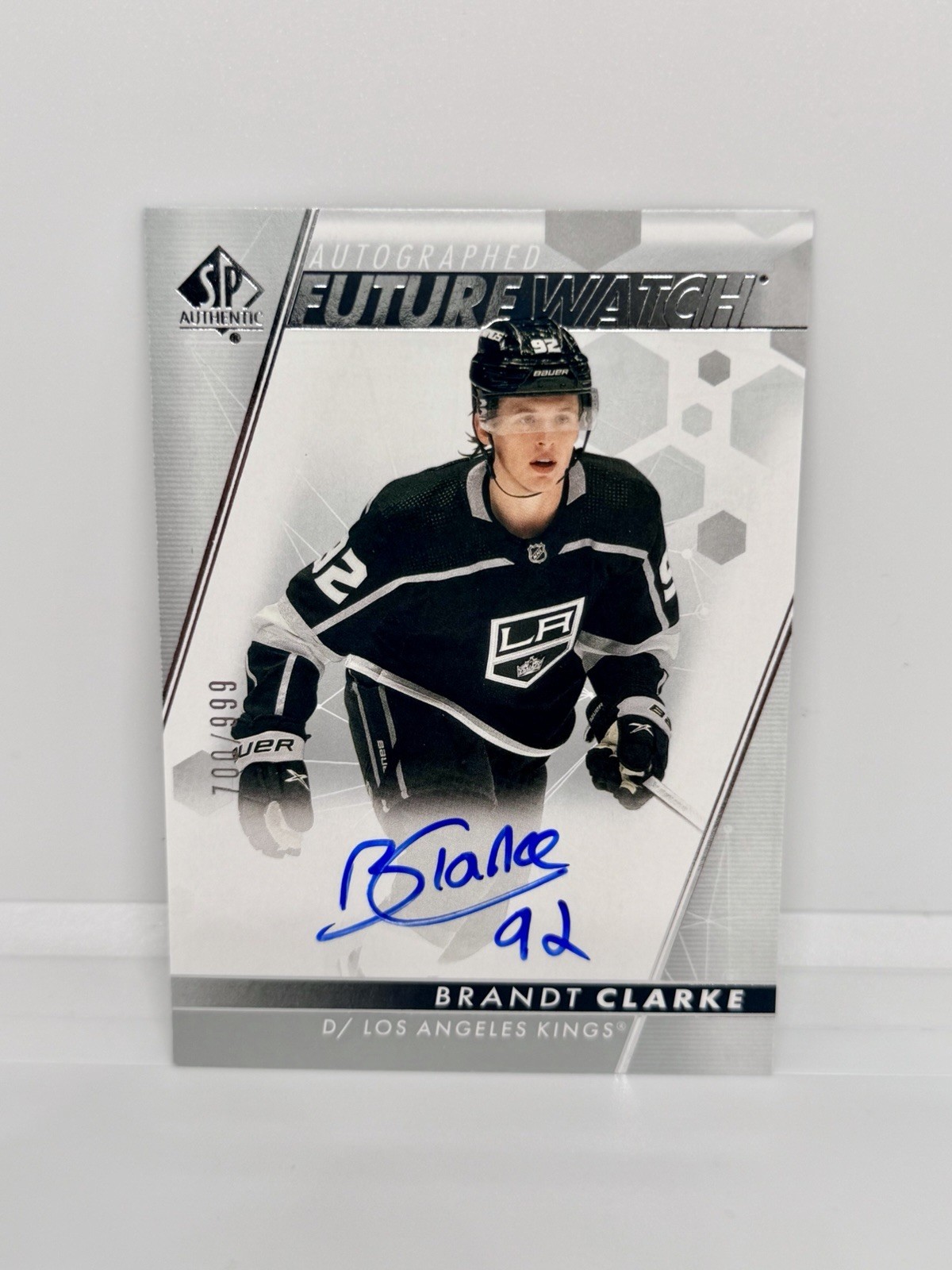 2022-23 Upper Deck SP Authentic BRANDT CLARKE Future Watch Auto /999 Kings #148