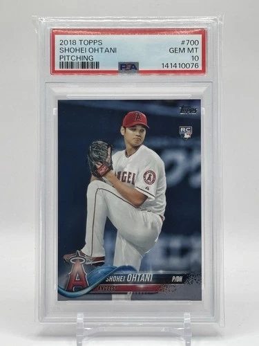 2018 Topps Shohei Ohtani Pitching Rookie #700 PSA 10 GEM MINT! RC!