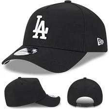 New Era L.A Dodgers 940 Black Snapback Hat MLB League Basic A Frame Cap