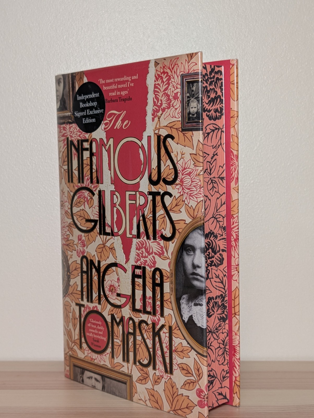 SIGNED The Infamous Gilberts Angela Tomaski 1st Ed Sprayed Edges Collectible HC
