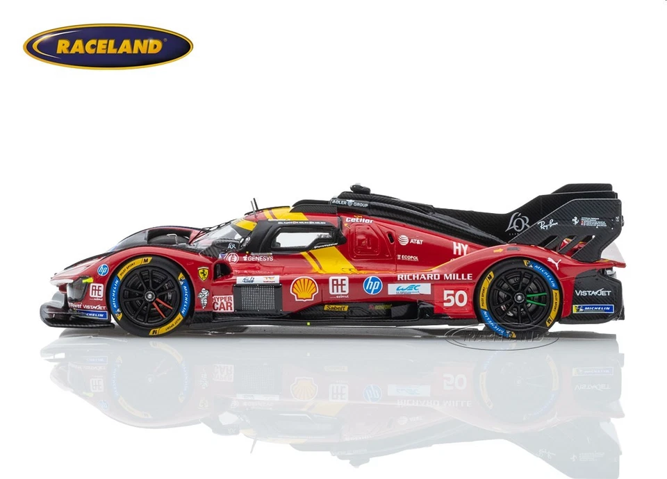 Ferrari 499P AF Corse Le Mans 2025 Fuoco/Nielsen/Molina, Looksmart 1:43, LSLM192 - Bild 2 von 4