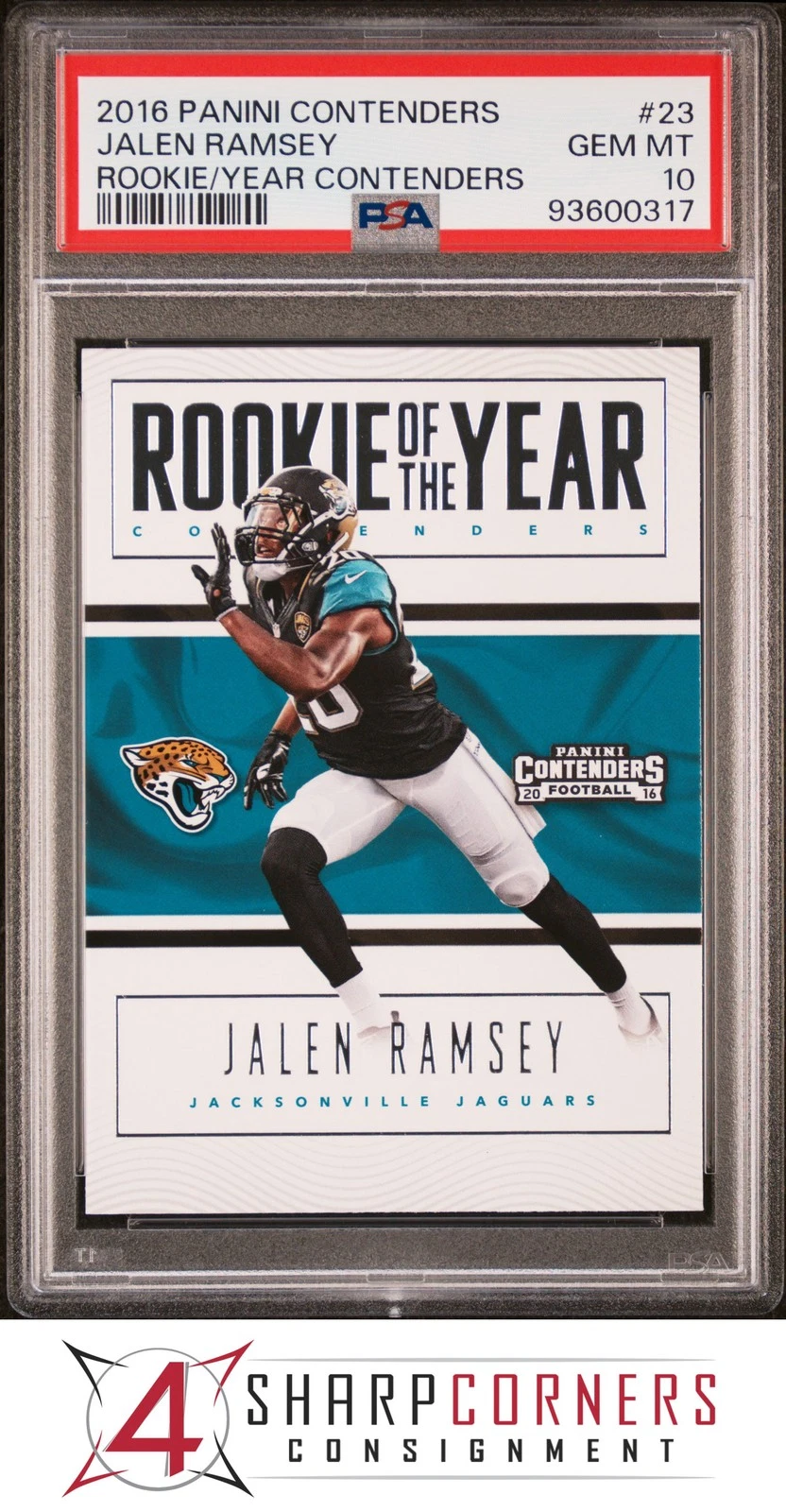 Jalen Ramsey Panini Contenders Rookie of the Year Contenders #23 Base