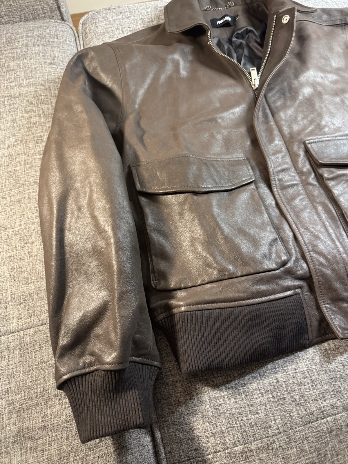 Palace Susanoo Leather Flight Jacket - Brown - Large - New Without Tags Sold Out image 5