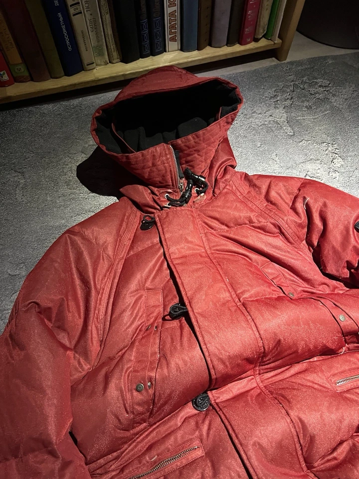 Vintage Puffer Stone Island Red Jacket 2009 Archive Streetwear Rare - Image 3 of 4