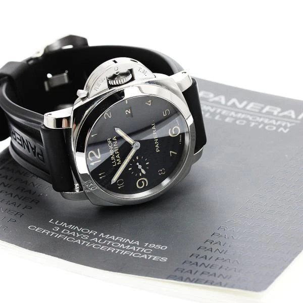 Panerai — Officine Panerai Luminor Marina PAM00359 45mm Black Dial Automatic Watch #C3762