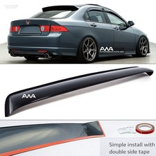 For 04-08 Acura Tsx Rear Window Roof Sun Rain Shade Vent Visor Spoiler Wing