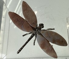 Cotton Candy Agate Dragonfly Wings Crystal Mineral 12grams