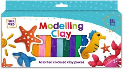 14 Streifen farbig weich Modelliermasse Plastilin Kitt Gießform Kinder Alter 3+