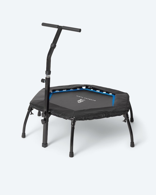 Fitness Trampolin klappbar verstellbar Mini Tragfähigkeit 150kg Heimtrainer