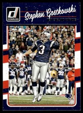 2016 Donruss #186 Stephen Gostkowski - New England Patriots