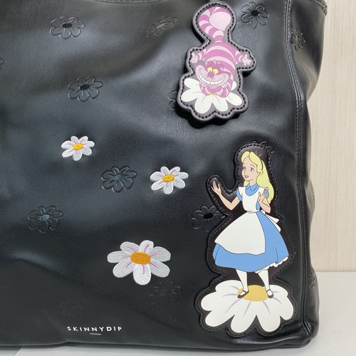 NWT Alice In Wonderland Skinny Dip London Disney 100 Tote Bag - Picture 2 of 12