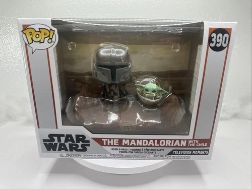 Funko Pop! Deluxe Star Wars The Mandalorian with The Child 390