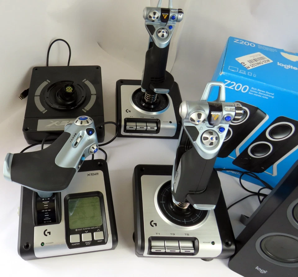 Bastlerware Logitech & Saitek – Misch-Kiste Defekt/ungeprüft – Ersatzteile #AW10 - Bild 3 von 4